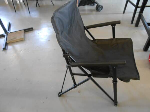Zwarte campingstoel - Afbeelding 2