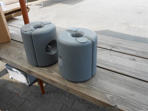 Vulbare voet voor de partytent (set van 4 stuks)