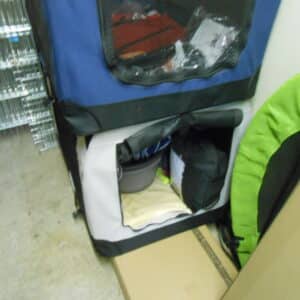 Honden reis bench