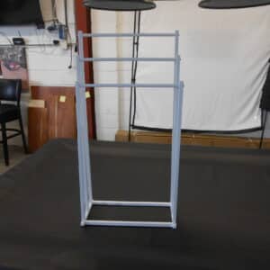 Handdoekenrek vrijstaand, ijzer wit